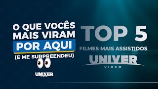 Top 5 conteúdos do Univer Vídeo  Outubro 🏆🎖️ [upl. by Cirdes]