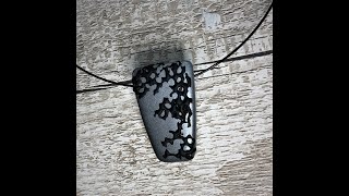 A few textured pendants using a texture mat [upl. by Odelia]