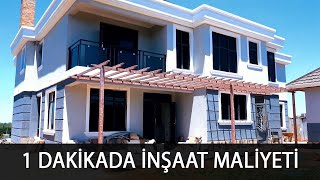 1 DAKİKADA PRATİK İNŞAAT MALİYETİ HESAPLAMA DEMİRX04 [upl. by Annahsat]