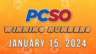 P680M Jackpot Grand Lotto 655 2D 3D 4D and Mega Lotto 645  January 15 2024 [upl. by Sutsuj]