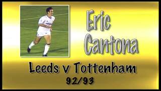 ERIC CANTONA  Leeds v Spurs 9293  Retro Goal [upl. by Aikahs]