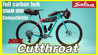 Salsa new Cutthroat 2025  gets updated abrasion resistant plate on fork and frame [upl. by Durtschi]