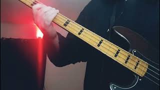 my chemical romance  headfirst for halos bass cover [upl. by Ahsinnor]