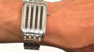 StLeonhard Extravagante DesignerArmbanduhr mit LEDAnimation [upl. by Anitsyrhk51]