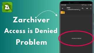 How to Fix Zarchiver Access Denied 2024  Access Denied Zarchiver [upl. by Navonod]