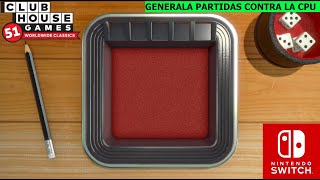 Clubhouse Games 51 Worldwide Classics  Generala partidas contra la cpu  Nintendo Switch [upl. by Corina]