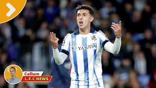 Liverpool transfer news Martin Zubimendi agreement as Anthony Gordon Uturn confirmed [upl. by Gibbs]