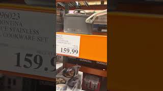 COSTCO Tramontina 12piece TriPly Clad Stainless Steel Cookware sale 15999 till 08132023 [upl. by Elise]