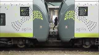 Agilis Triebwagen Kuppeln in Regensburg Hbf Full HD [upl. by Nylecaj509]