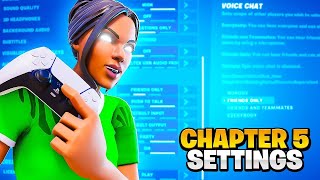 افضل إعدادات فورت نايت 🎮  Best Settings Fortnite Chapter 5 [upl. by Alduino133]