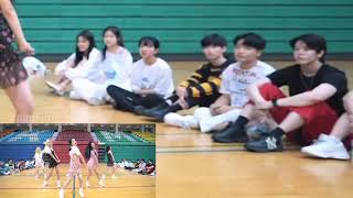 ARTBEAT WOONGGYEOM SOYOUNGP ETC REACTION TO APINK  DUMH DURUM DANCE COVER [upl. by Eecats]