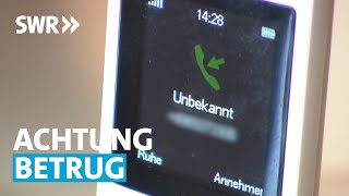 Neue Masche bei Telefonbetrug Schockanrufe nehmen zu  SWR Zur Sache RheinlandPfalz [upl. by Dorolice]