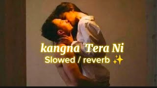 Kangna tera Ni Slowed  reverb lofi song ✨ [upl. by Nnalyrehc]