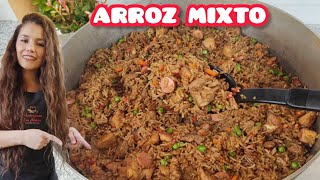 ARROZ MIXTO FÁCIL Y RÁPIDO y sobretodo DELICIOSO 😋 [upl. by Hsital135]