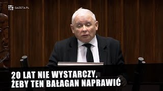 Kaczyński wtargnął na mównicę uciszył salę jak dzieci i wypalił [upl. by Scotney]