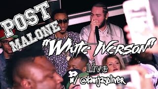 Post Malone Performs quotWhite Iversonquot Live and makes Crowd Go Crazy with J Oliver  NSTV [upl. by Aerdnu110]