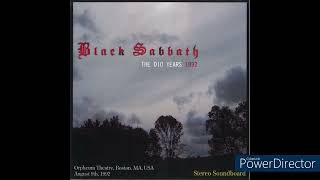 Black Sabbath  Master of Insanity Live in Boston 1992 Soundboard [upl. by Valentin]