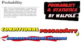 Probability amp Statistics for Engineers amp Scientists by Walpole  Solution Chap 2 [upl. by Meilen375]