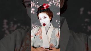 ME CONVERTÍ EN GEISHA JAPONESA para USTEDES 🇯🇵😱 shorts [upl. by Nedle]