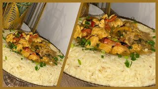 Curry de poulet au lait de coco🥥🤤 كاري دجاج بحليب جوز الهند [upl. by Ellehcar134]