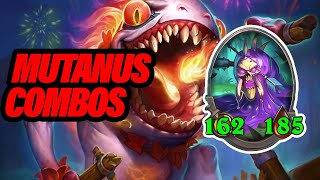 Pulling off A Big Mutanus Combo For Huge Stats  Dogdog Hearthstone Battlegrounds [upl. by Zevahc]