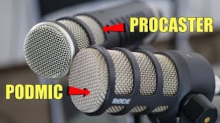 Rode Procaster vs PodMic  My Follow Up Comparison [upl. by Fagan]