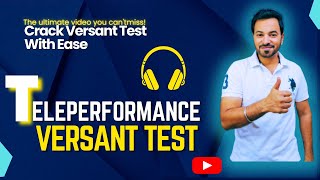 Versant Test Teleperformance  Your Ultimate Guide to Success  Versant  Voice Versant [upl. by Poler139]