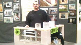 1st Choice Glass Block amp Egress at Columbus Home Show [upl. by Demetria555]