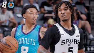 Charlotte Hornets vs San Antonio Spurs  FULL Game Highlights  2024 California Classic [upl. by Eednas]