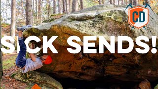 DOUBLE Toe Hook Classic In Fontainebleau  Climbing Daily Ep1824 [upl. by Rhonda490]