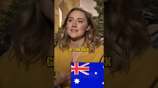 Saoirse Ronan Trying Different Countries Accent 😎😄 shorts [upl. by Mllly147]