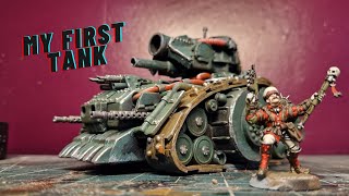 HOW TO SCRATCHBUILD your own Warhammer 40K tank from old toys and junk [upl. by Enale]