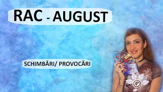 RAC AUGUST Tarot  Schimbări Provocări Zodii de APĂ  Horoscop [upl. by Alyal]