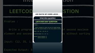 Subscribe for more coding questionsleetcodechallenge coding codingforbeginners java coders [upl. by Aurthur]