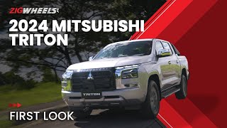 This Truck Will Change You  2024 Mitsubishi Triton First Look  ZigwheelsPh [upl. by Eleonore]