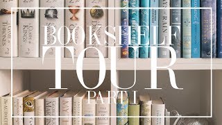 Bookshelf Tour Part I  The Book Castle  2018 [upl. by Ranchod]