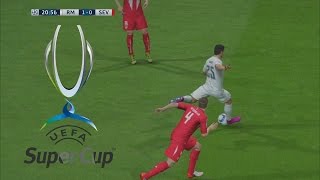 Marco Asensio Amazing Goal Vs Sevilla  UEFA Super Cup  FIFA 16 Remake [upl. by Anauqed59]