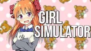 GIRL SIMULATOR  Spot on Anime girl simulator [upl. by Jacquie581]