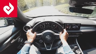 Alfa Romeo Tonale Hybrid POV  Intro Exterior Interior Driving ASMR [upl. by Araid]