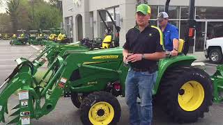 John Deere 3025E Grapple Video w IMATCH [upl. by Essilem]