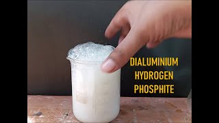 Attempts to make Dialuminium hydrogen phosphite [upl. by Onitnas]