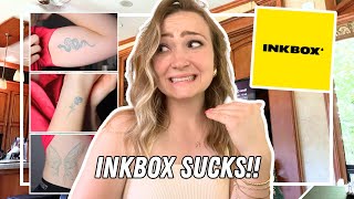 WHY I HATE INKBOX  inkbox tattoo review [upl. by Hickey176]