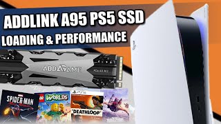 Addlink A95 PS5 SSD Loading amp Performance Test 1 [upl. by Reggis666]