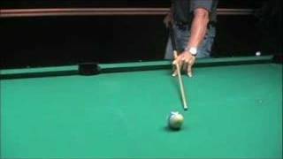 Oyster Breaks World Billiard Cue Ball Spin Record [upl. by Anissej]