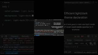 Light and Dark Theme  HTML CSS JavaScript short youtubeshorts html css javascript trending [upl. by Lucien]