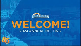 SECO Energys 2024 Annual Meeting [upl. by Yemarej]