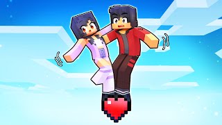 Aphmau and Aaron On ONE HEART In Minecraft [upl. by Notgnilra430]