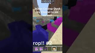 2b2tpe Cord drop minecraft mcpe youtube 2b2tpe [upl. by Alidia19]