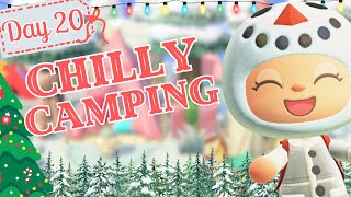 Day 20 WINTER CHRISTMAS ACNH ISLAND  ACNH KIDCORE CAMPSITE BUILD  ANIMAL CROSSING NEW HORIZONS [upl. by Sirmons915]