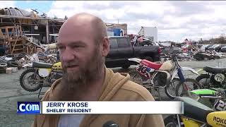 Tornado levels beloved dealership employees volunteer to help owner [upl. by Vandervelde445]